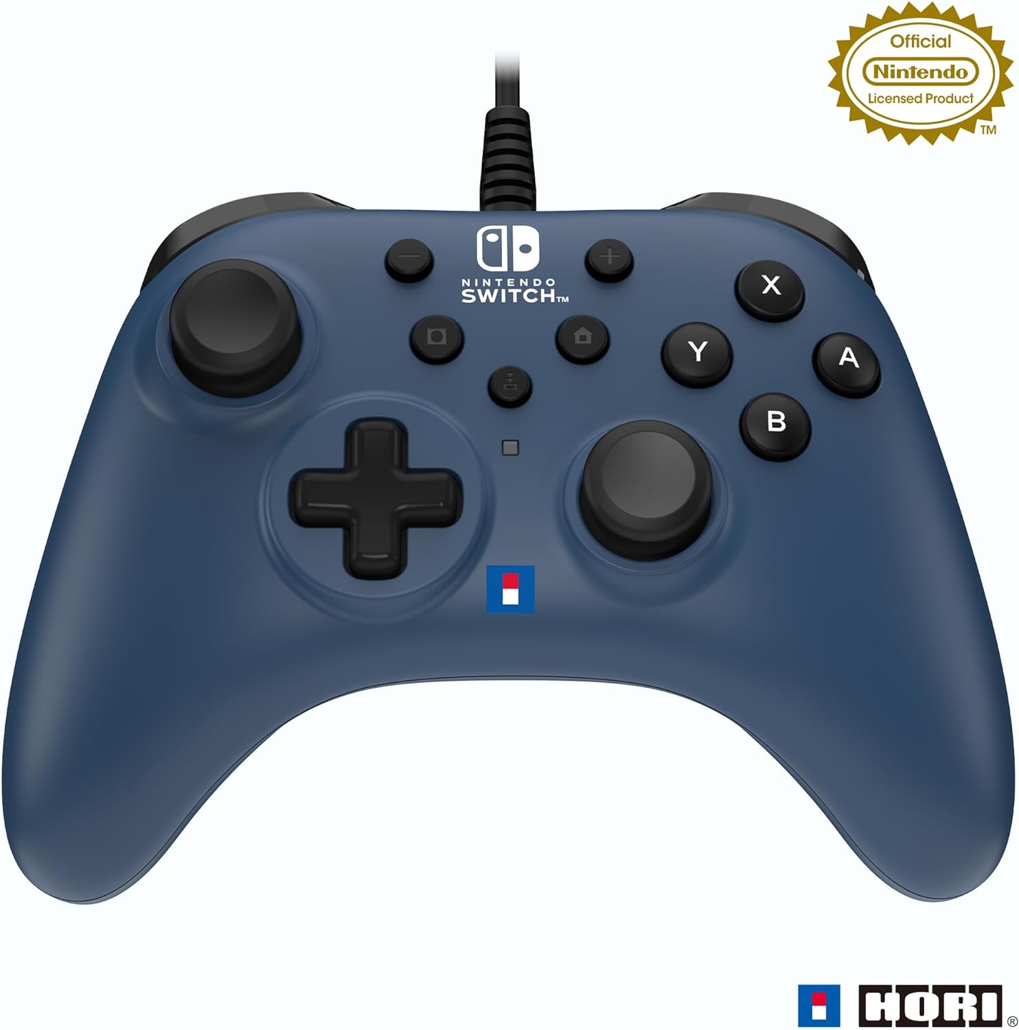 Nintendo Switch 本体 ホリパッド付き HORI ホリパッドTURBO for Nintendo Switch/PC NSW-475 （ネイビー