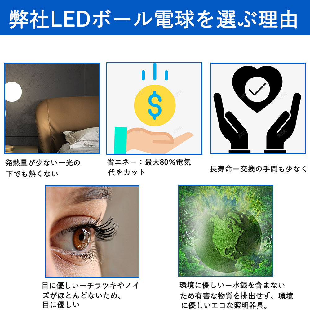 LED лампа мяч лампочка форма 130w форма соответствует led лампа 13w G120 E26 застежка LED мяч лампочка type мяч лампочка led широкий распределение свет модель яркий экономия энергии 2600lm высокая яркость закрытый PSE засвидетельствование settled цвет температура выбор 