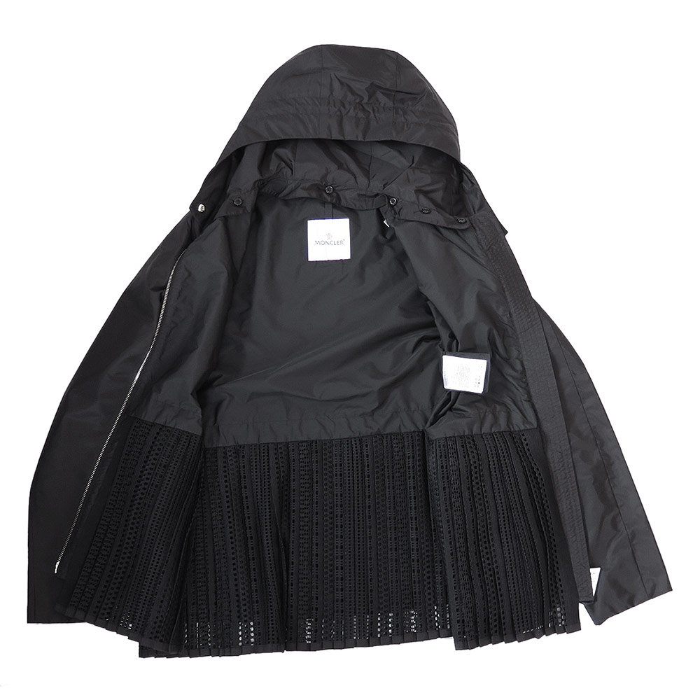  Moncler жакет женский BAABA 1A00144 539ZD 999 ветровка плащ весеннее пальто черный чёрный MONCLER