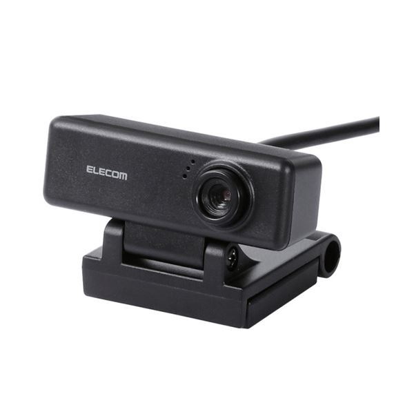 ELECOM ワイド画面HD対応100万画素Webカメラ UCAM-C310FBBK （ブラック） 3セット Webカメラの商品画像
