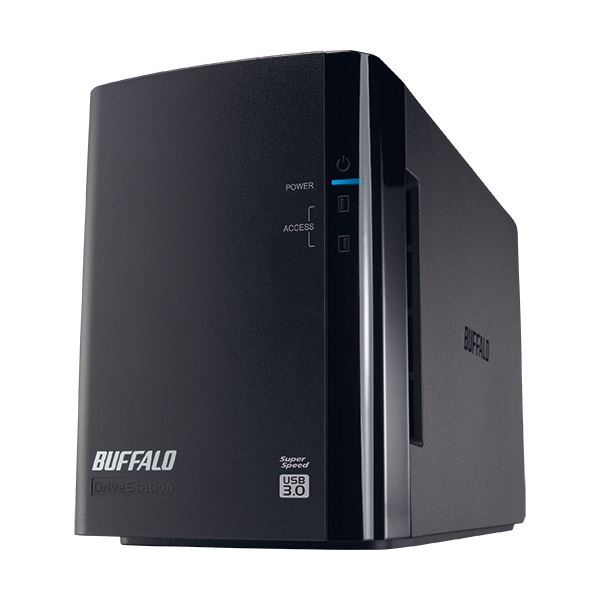 バッファロー HD-WHU3/R1 HD-WL6TU3/R1J［HD-WLU3/R1シリーズ ドライブステーションミラーリング機能搭載 USB3.0用外付けHDD 2ドライブモデル 6TB］ HDD、ハードディスクドライブの商品画像