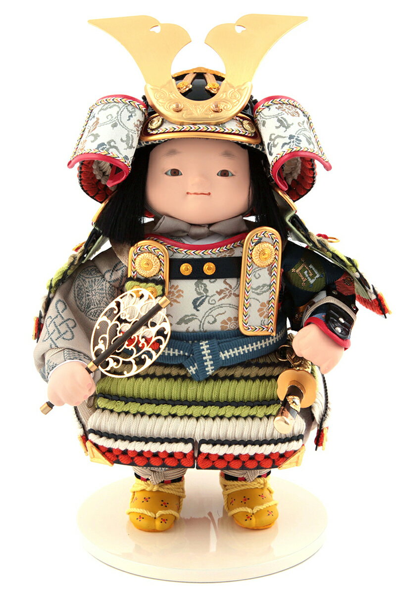 [ all goods P10%]100 anniversary SALE Boys' May Festival dolls . one light pine cape doll child large . decoration doll single goods Rhododendron indicum satsuki black small . green ..h065-koi-5120