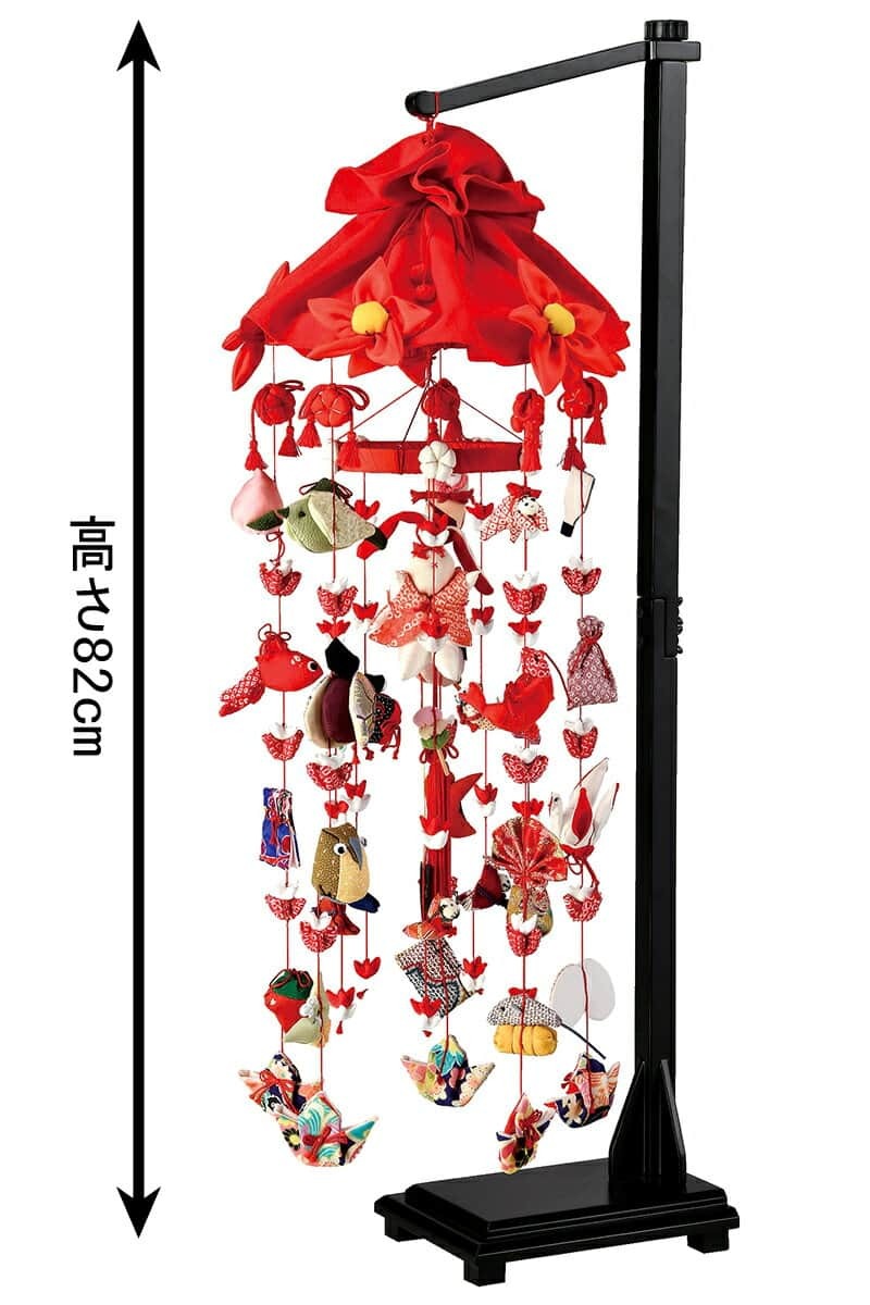 雛人形 平安豊久 ひな人形 雛 つるし飾り つるし雛 さげもん 健明作 正絹雪輪兎 大 スタンド付 H033 Mo Hf 231 H263 Mo 雛人形と五月人形の人形屋ホンポ 通販 Yahoo ショッピング