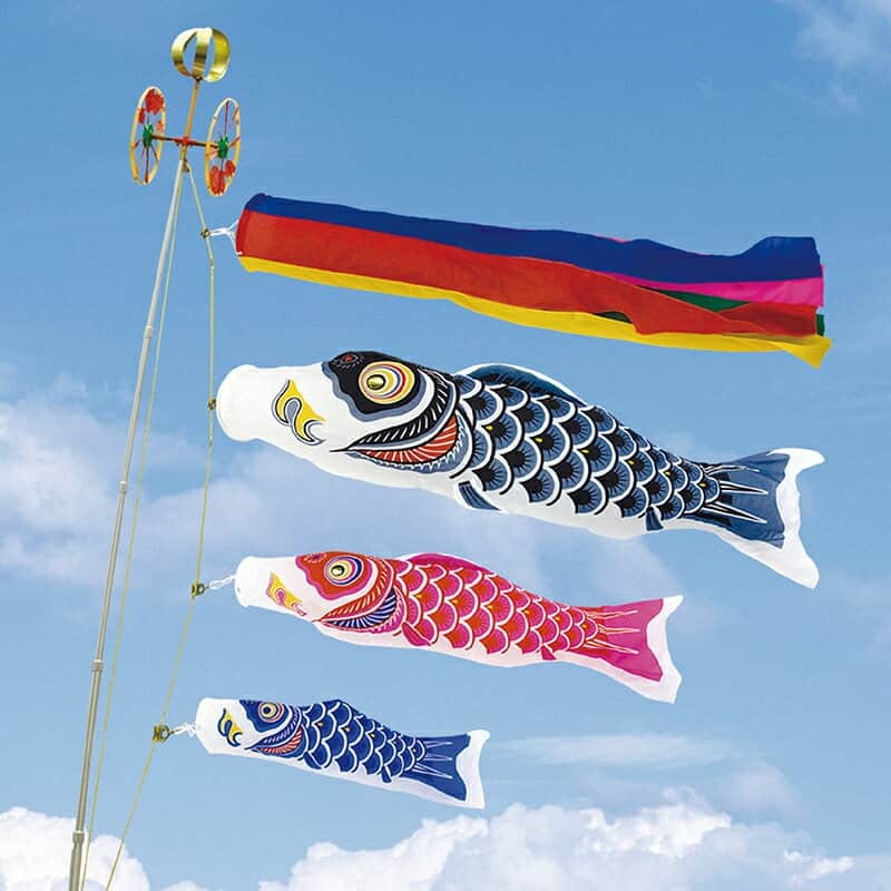 [ all goods P10%]100 anniversary SALE koinobori Murakami common carp koinobori veranda for standard Home set 1.2m nylon standard . color blow sink mk-111-712