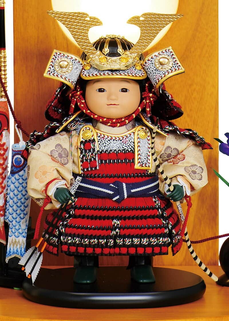 [ all goods P10%]100 anniversary SALE Boys' May Festival dolls . virtue child large . decoration . person doll flat decoration Kiyoshi .. britain work armour put on large . the first .h065-ys-507125