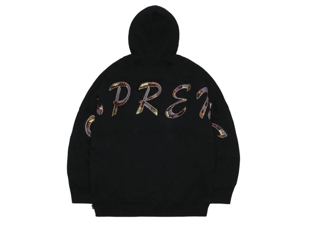 Supreme Beaded Hooded Sweatshirt （Black） 22ss メンズパーカー - 最安値・価格比較