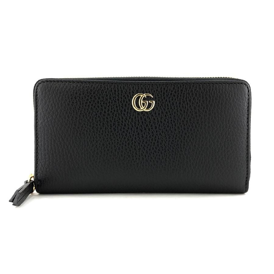 GUCCI コンパクト長財布 GUCCI GG Marmont Leather Zip Around Wallet 456117 CAO0G 1000