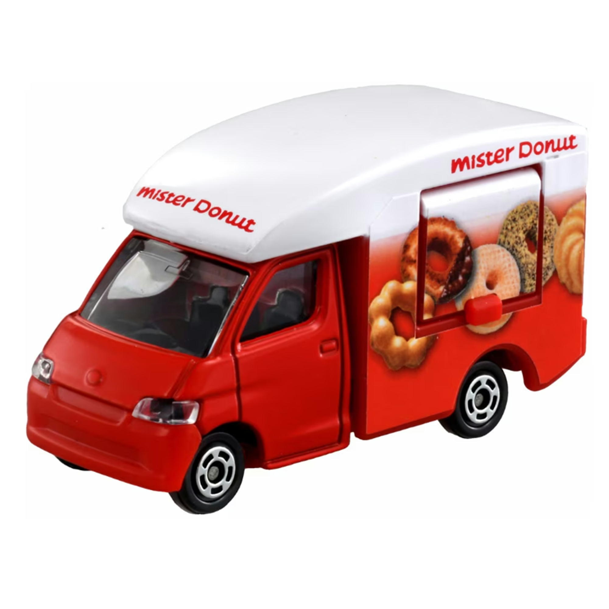 タカラトミー 1/64 ミスタードーナツ 移動販売車（レッド×ホワイト
