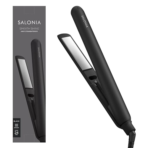 SALONIA サロニア スムースシャイン ストレートヘアアイロン 24mm