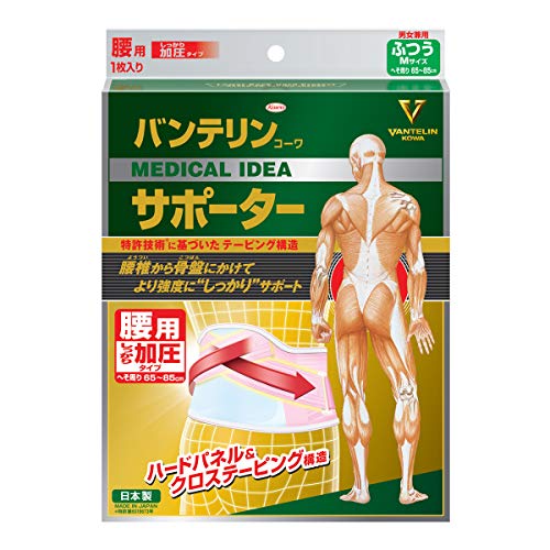 興和 バンテリンコーワ サポーター腰用しっかり加圧タイプ ふつう 男女兼用 1枚入の商品画像