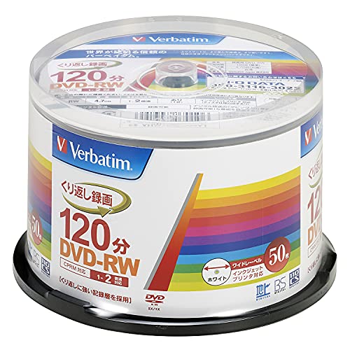 録画用DVD-RW 2倍速 50枚 VHW12NP50SV1 （CPRM対応）の商品画像