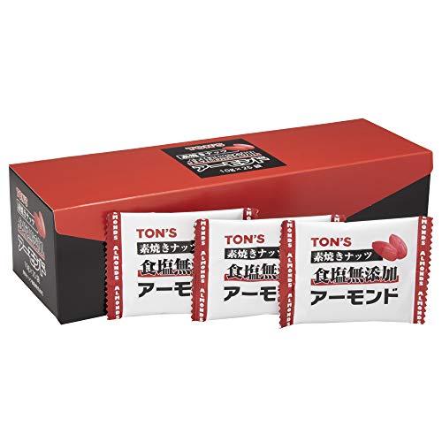 東洋ナッツ 素焼きアーモンド 小分け 個包装 10g×25袋入×1箱の商品画像