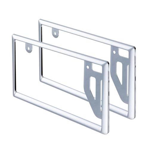 セイワ （SEIWA） 車外用品 ナンバーフレーム クロームメッキ K442 フロント＆リア対応 軽自動車 普通車対応 図柄ナンバー ご当地ナンバの商品画像