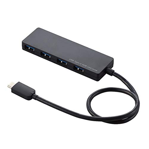 USB Type-C接続4ポートUSB3.1ハブ ブラック ［U3HC-A430BXBK］の商品画像