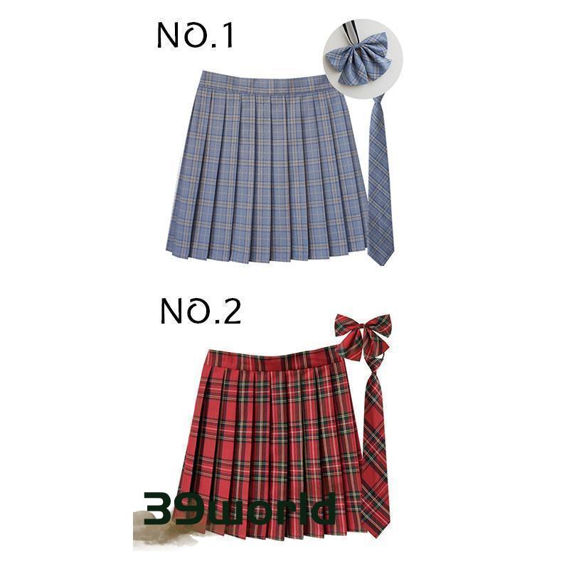  форма студент форма юбка 3 позиций комплект бабочка ..+ галстук + юбка 35 модель в клетку юбка в складку ( school * форма ) женщина высота сырой юбка женский 