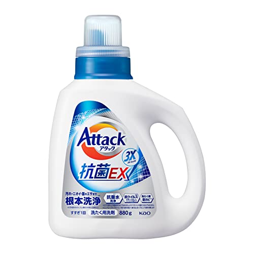Kao アタック3X リフレッシュクリアの香り 880g × 1個 アタック 液体