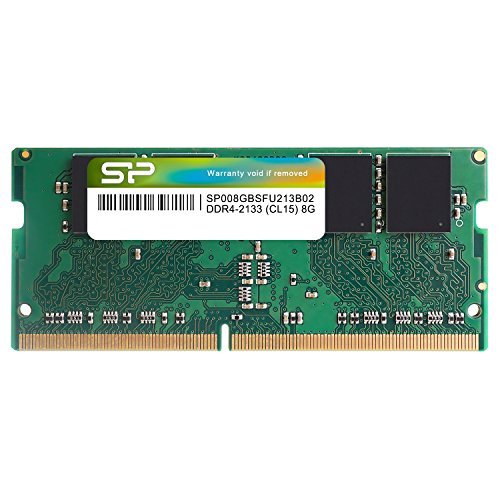 シリコンパワー ノートPC用メモリ DDR4-2133（PC4-17000） 8GB×1枚 260pin 1.2V CL15 永久保証 SP008GBSFU213B02の商品画像