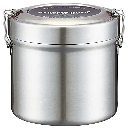 スケーター 抗菌真空ステンレスランチボックス 840ml STLB2AG_4973307627569 2段ベーシックの商品画像