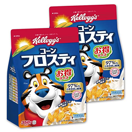 ケロッグ コーンフロスティ 350g×2個の商品画像