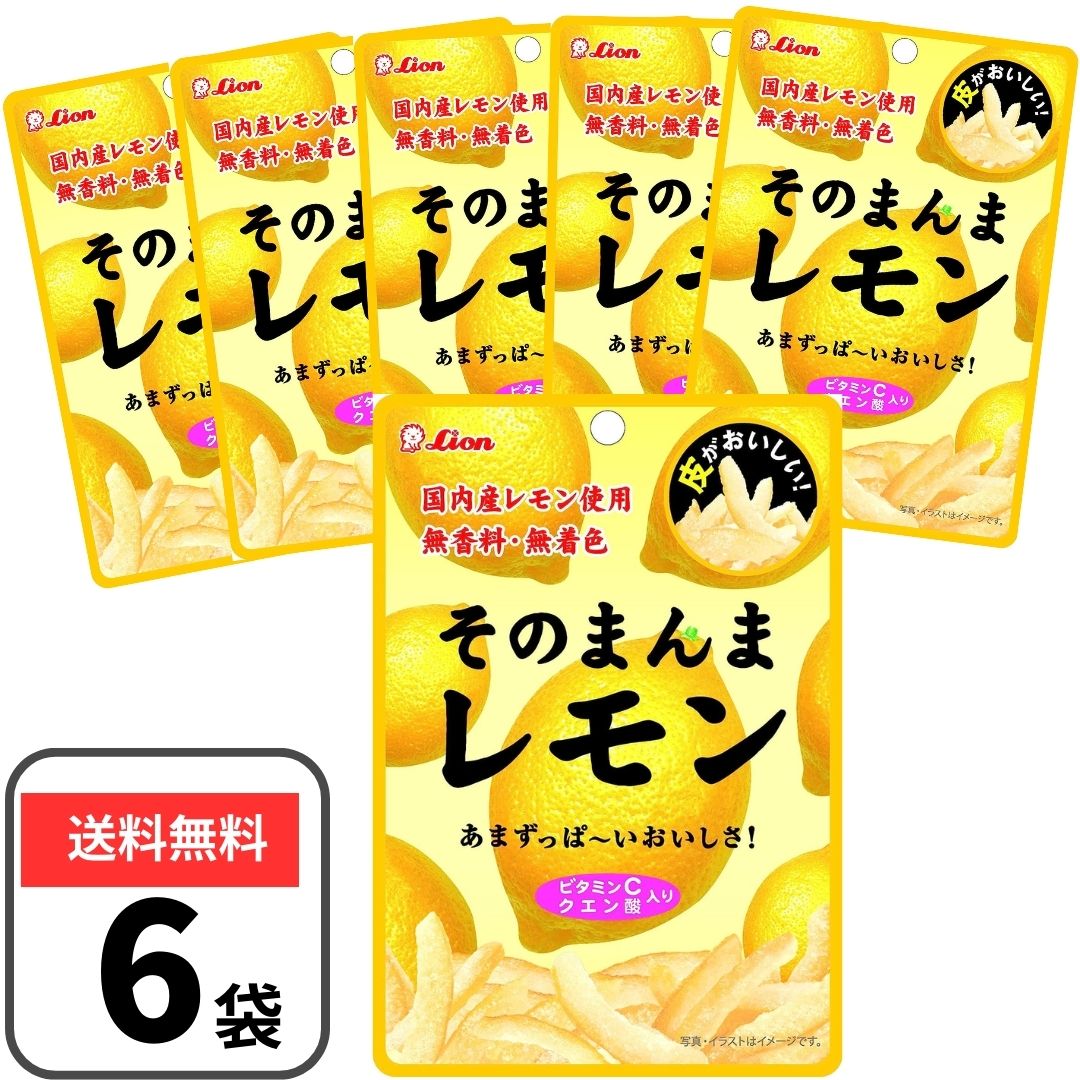 Lion（お菓子） ライオン菓子 そのまんまレモン 25g×6個 そのまんま ドライフルーツの商品画像