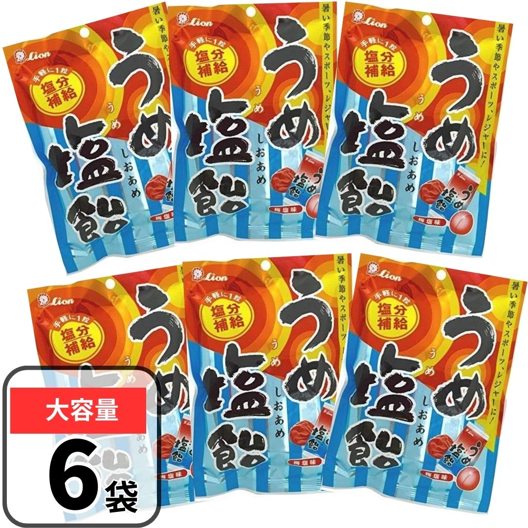 Lion うめ塩飴 85g×6袋の商品画像