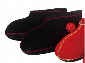 クロッツ やわらか湯たんぽ 足用ショートタイプ ブラック Mサイズの商品画像