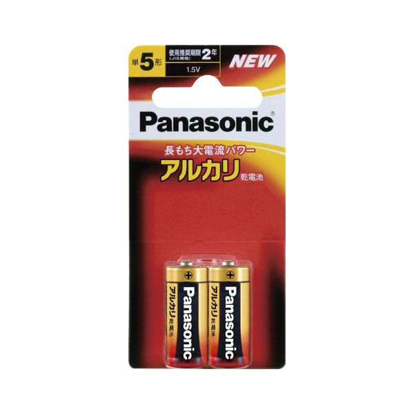 パナソニック アルカリ乾電池単5形2本パック×10個 LR1XJ/2B 乾電池の商品画像
