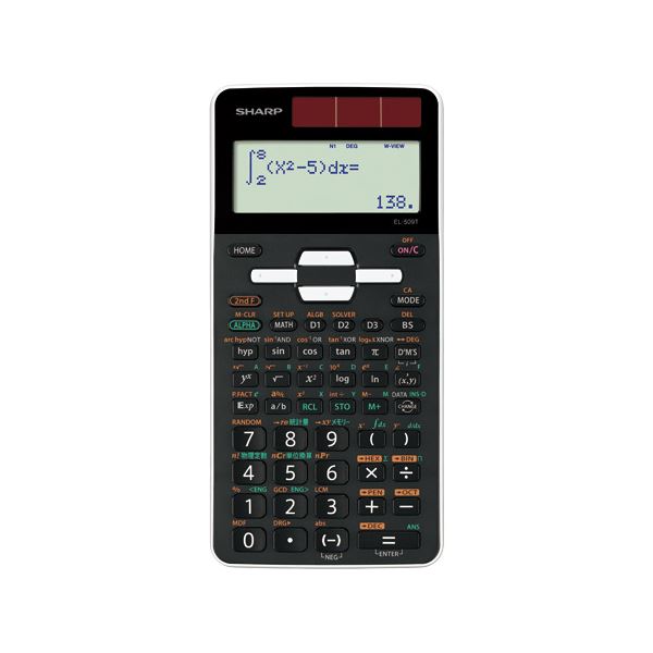 SHARP シャープ 559関数 スタンダードモデル 関数電卓 EL-509T-WX 