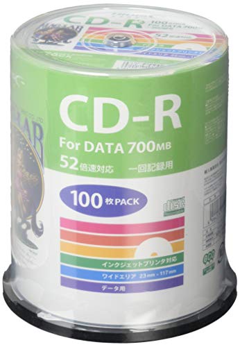 データ用CD-R 52倍速 100枚 HDCR80GP100の商品画像