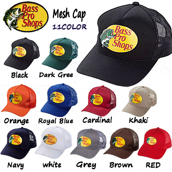 [Bass Pro Shops] автобус специализированный магазин sBASS PRO SHOP MESH CAP SNAP BACK зажим задний колпак шляпа уличный 11 цвет [ за границей прямой импорт ] [ стандартный товар ]