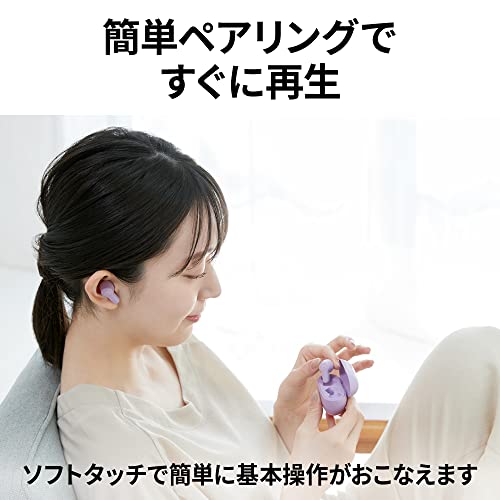 JVC Kenwood wireless earphone HA-A20T is possible to choose 4 color ( black white green purple )
