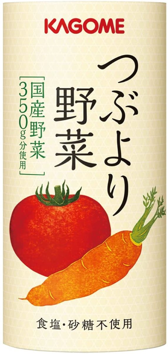KAGOME カゴメ つぶより野菜 195g × 30本 カートカン 野菜