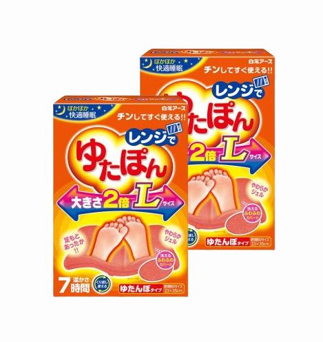 白元アース レンジでゆたぽん Lサイズ×2の商品画像