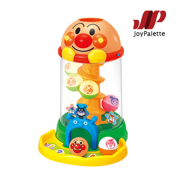 ジョイパレット アンパンマン にぎって！おとして！ 光る くるコロタワー 4975201181611 知育玩具の商品画像