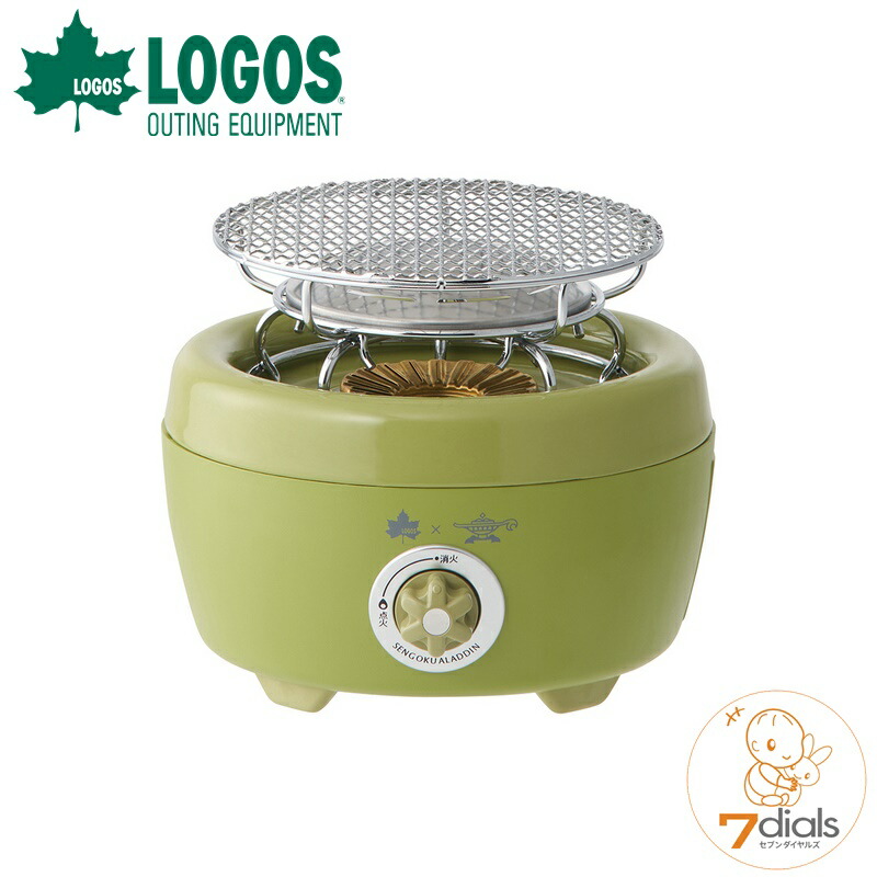 LOGOS ポータブル ガス カセットコンロ ヒバリン LOGOS×SENGOKU ALADDIN 81060025（グリーン）の商品画像
