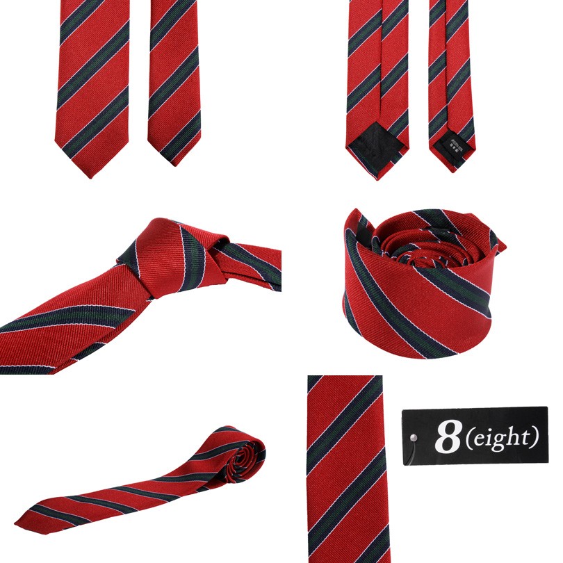  маленький галстук мужской тонкий Thai узкий галстук полоса сделано в Японии местного производства 