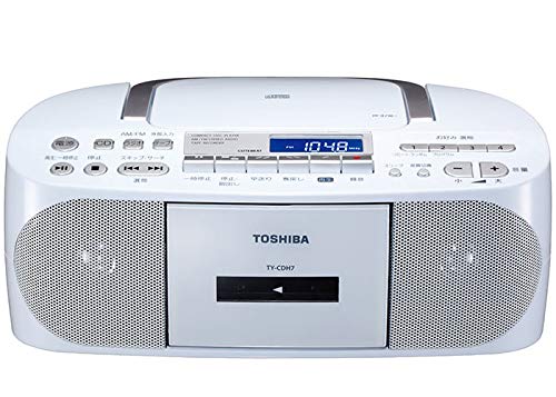 TOSHIBA CDラジオカセットレコーダー TY-CDH7（W） ホワイト CDラジカセの商品画像