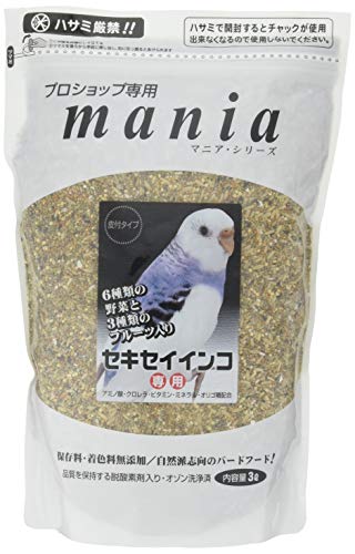 黒瀬ペットフード マニア セキセイインコ 3Lの商品画像