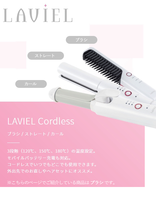 丸隆 LAVIEL Cordless（ラヴィエルコードレス）コードレスブラシ