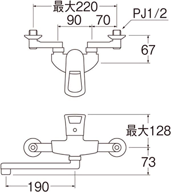 SANEI 壁付シングルレバー混合栓 一般地用 K1712-13 水栓金具 キッチン用 キッチン水栓 三栄水栓 :4973987606489:Livtecリブテック - 通販 - Yahoo!ショッピング SANEI 壁付シングルレバー混合栓 一般地用 K1712-13 水栓金具 キッチン用 キッチン水栓 三栄水栓 :4973987606489:Livtecリブテック - 通販 - Yahoo!ショッピング