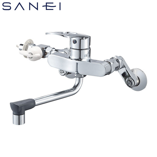 SANEI(水栓金具) SANEI 壁付シングルレバー分岐混合栓 一般地 SANEI(水栓金具) SANEI 壁付シングルレバー分岐混合栓 一般地