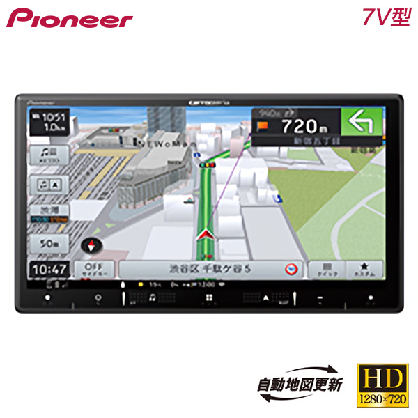 Pioneer Pioneer Carrozzeria パイオニア カロッツェリア 楽ナビ 7V型