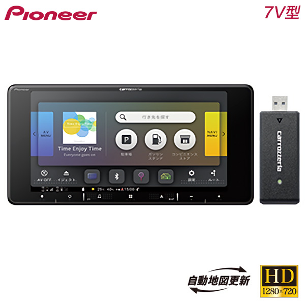 Pioneer Pioneer Carrozzeria パイオニア カロッツェリア 楽ナビ 7V型