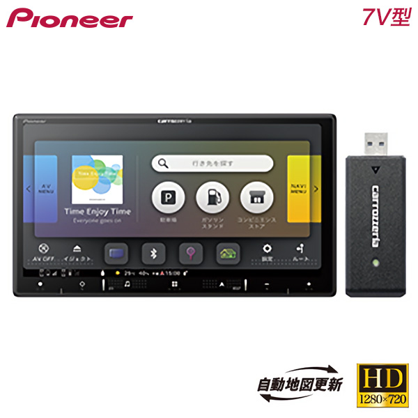 Pioneer Pioneer Carrozzeria パイオニア カロッツェリア 楽ナビ 7V型