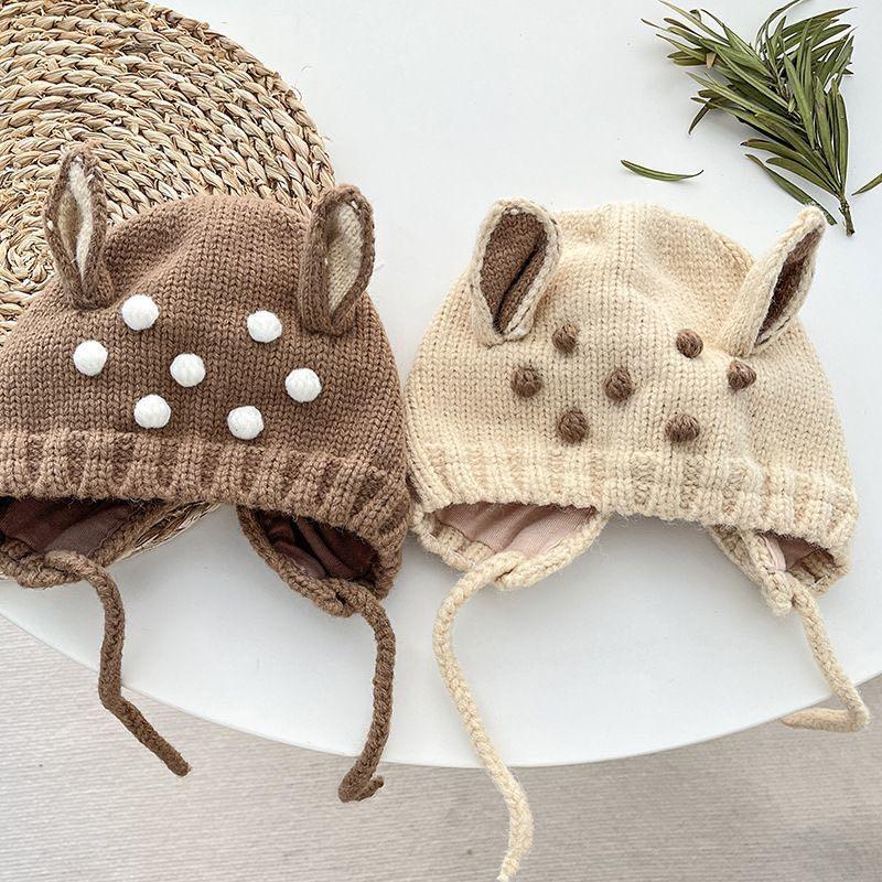  baby cap hat baby 45cm-52cm deer only ear attaching Korea autumn winter lovely cute baby hat baby cap ear attaching ............ cat 