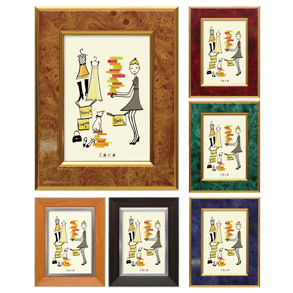 万丈 フォトフレームクラシック L判 PFC-L-CA （キャメル）の商品画像