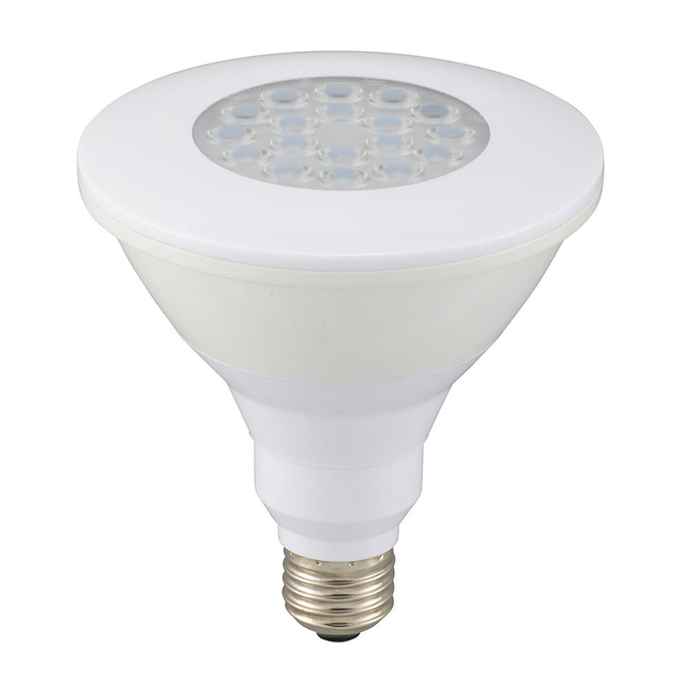 OHM LED電球 ビームランプ形 E26 防雨タイプ LDR13G-W/D 11 （緑色） ×1個 LED電球、LED蛍光灯の商品画像