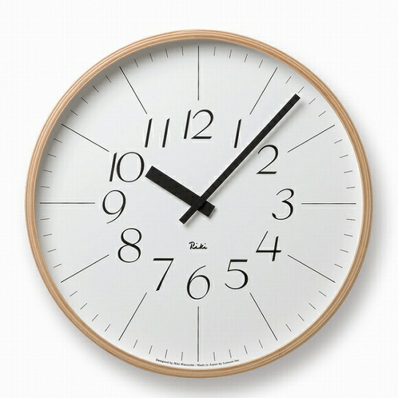 Lemnos リキクロック 掛け時計 渡辺力 WR-0312L 掛け時計、壁掛け時計の商品画像