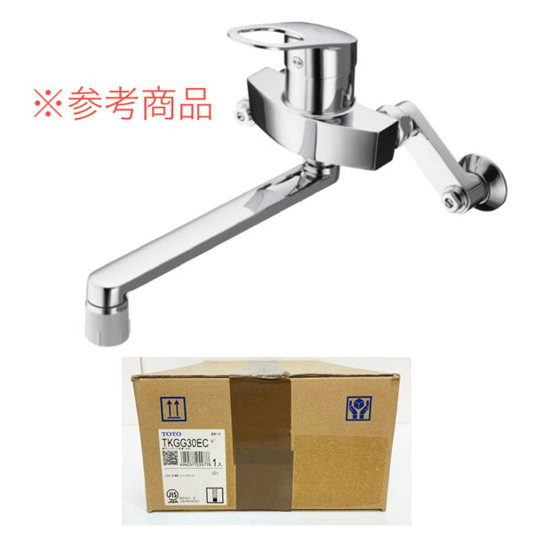 TOTO 水栓金具壁付き TKGG30EC キッチン蛇口、水栓 - 最安値・価格比較