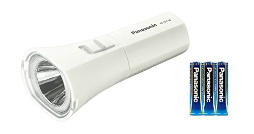 Panasonic パナソニック 乾電池エボルタNEO付きLED懐中電灯 BF-BG44K-W ×1個 懐中電灯、ハンディライトの商品画像
